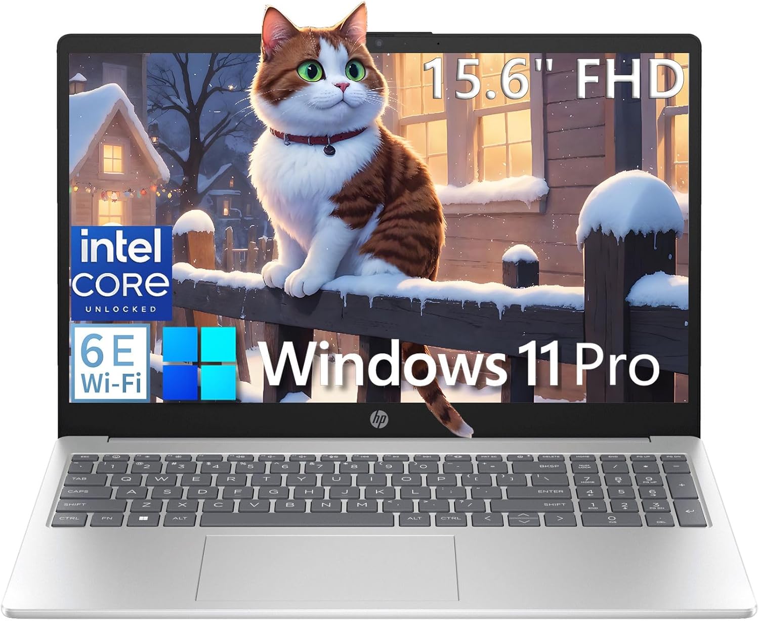 HP 15.6" FHD Laptop Computer for Home Business Student, Intel Processor (Beat i3-1115G4), 16GB DDR4 RAM, 256 PCIe SSD, WiFi 6E, Bluetooth 5.3, Type-C, Webcam, Numeric Keypad, Windows 11 Pro, Bef-ectoy